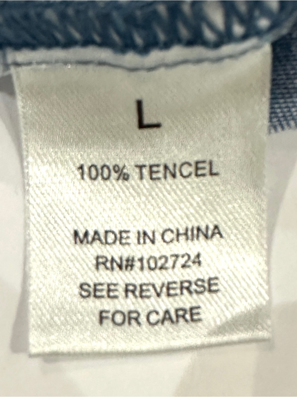 Grand & Greene 100% Tencel Roll Tab Sleeve Button Front Shirt - Picture 4 of 5
